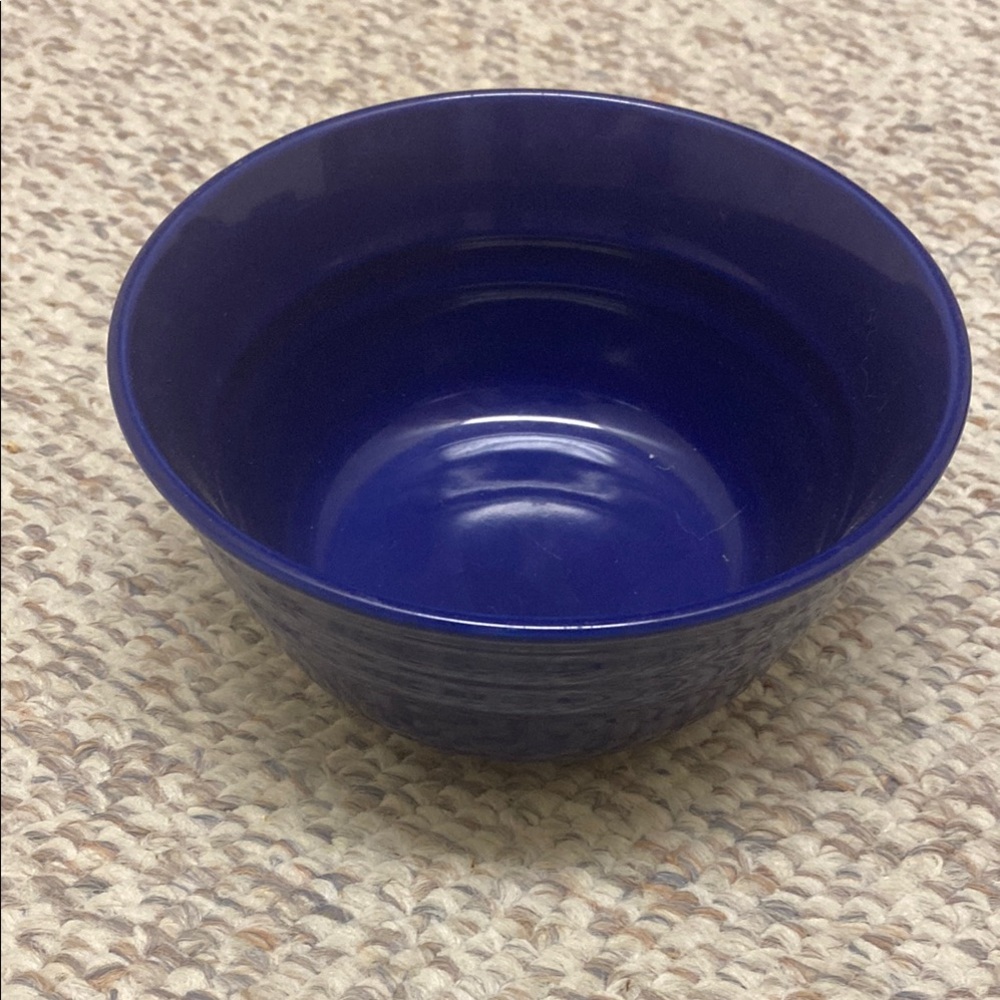 Vibrant Blue Ceramic Bowl